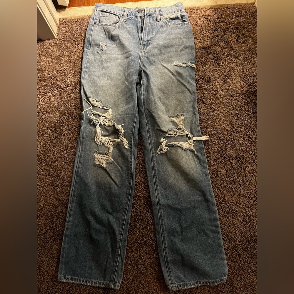 Fashion nova wide leg jeans